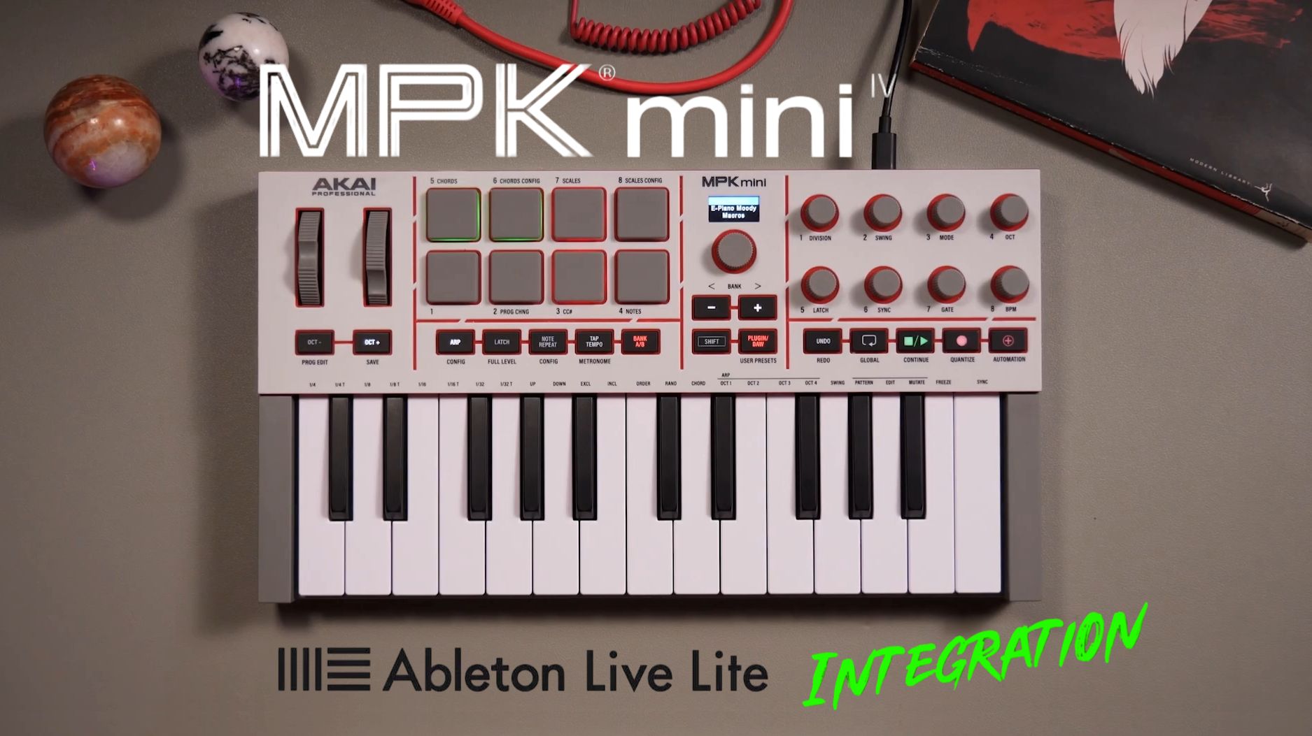 AKAI MPK Mini IV: Ableton Live Lite Integration