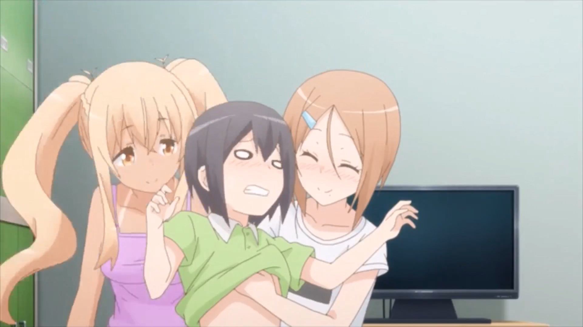 Развратные подружки развращают пацанчика) "Sмотрительница Sунохары"