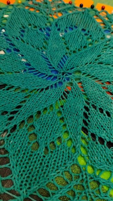 Салфетка спицами? Легко👌#shorts