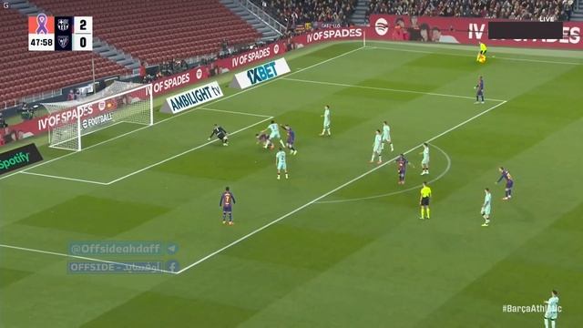 🇪🇸 Испанская лига | 13-й тур 🇪🇸 «Барселона» 3:0 «Атлетик» 🇪🇸 ⚽️ Гол: Фермин 48