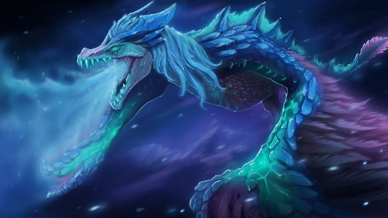 DOTA 2 (Winter Wyvern gameplay)
