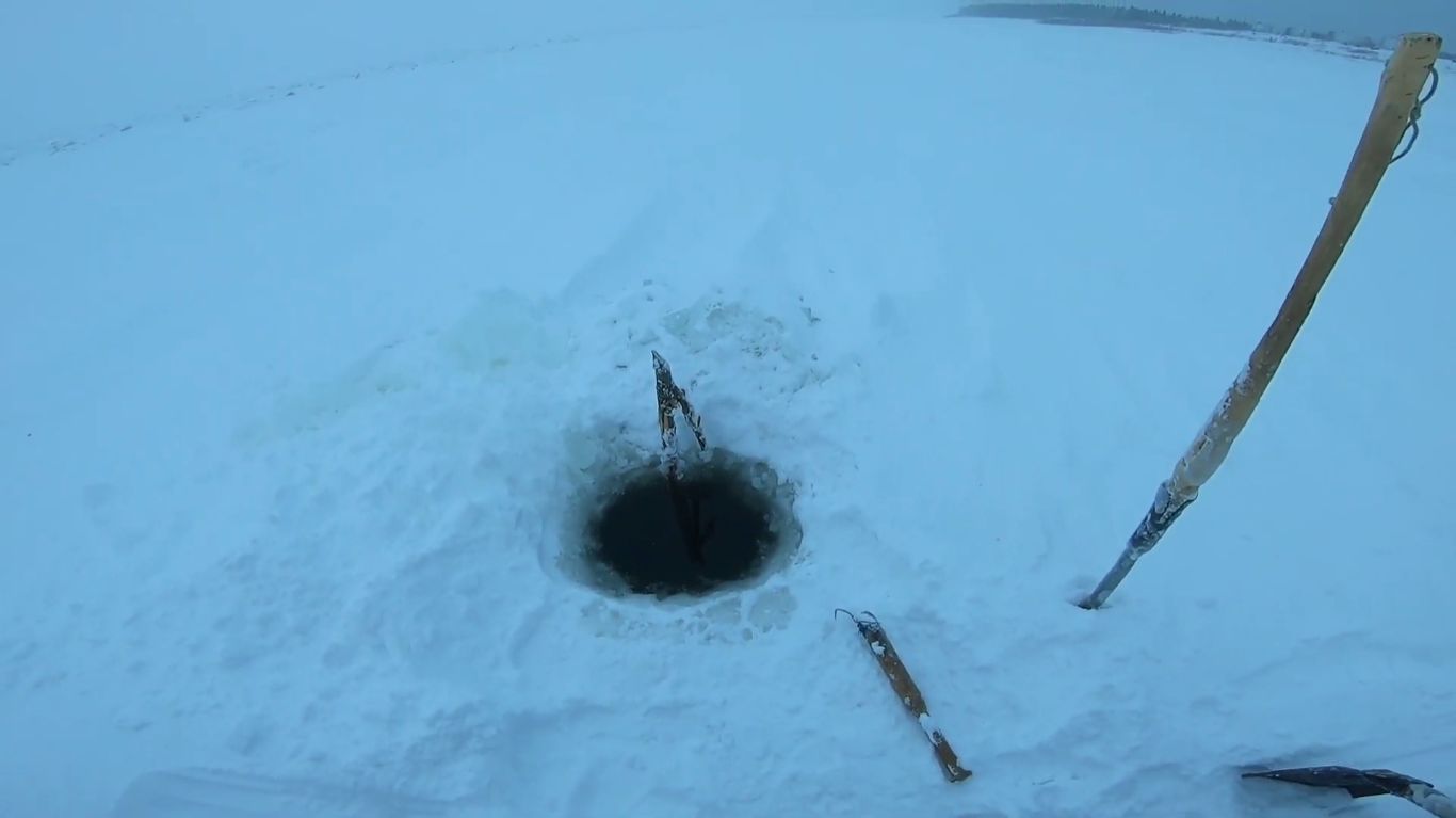 Рыбалка на налима. Опять поиск клёвого места.