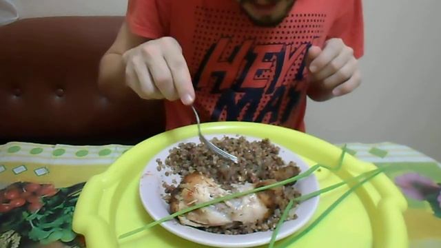ОБЖОР КУРИЦА С ГРЕЧНЕВОЙ КАШЕЙ
