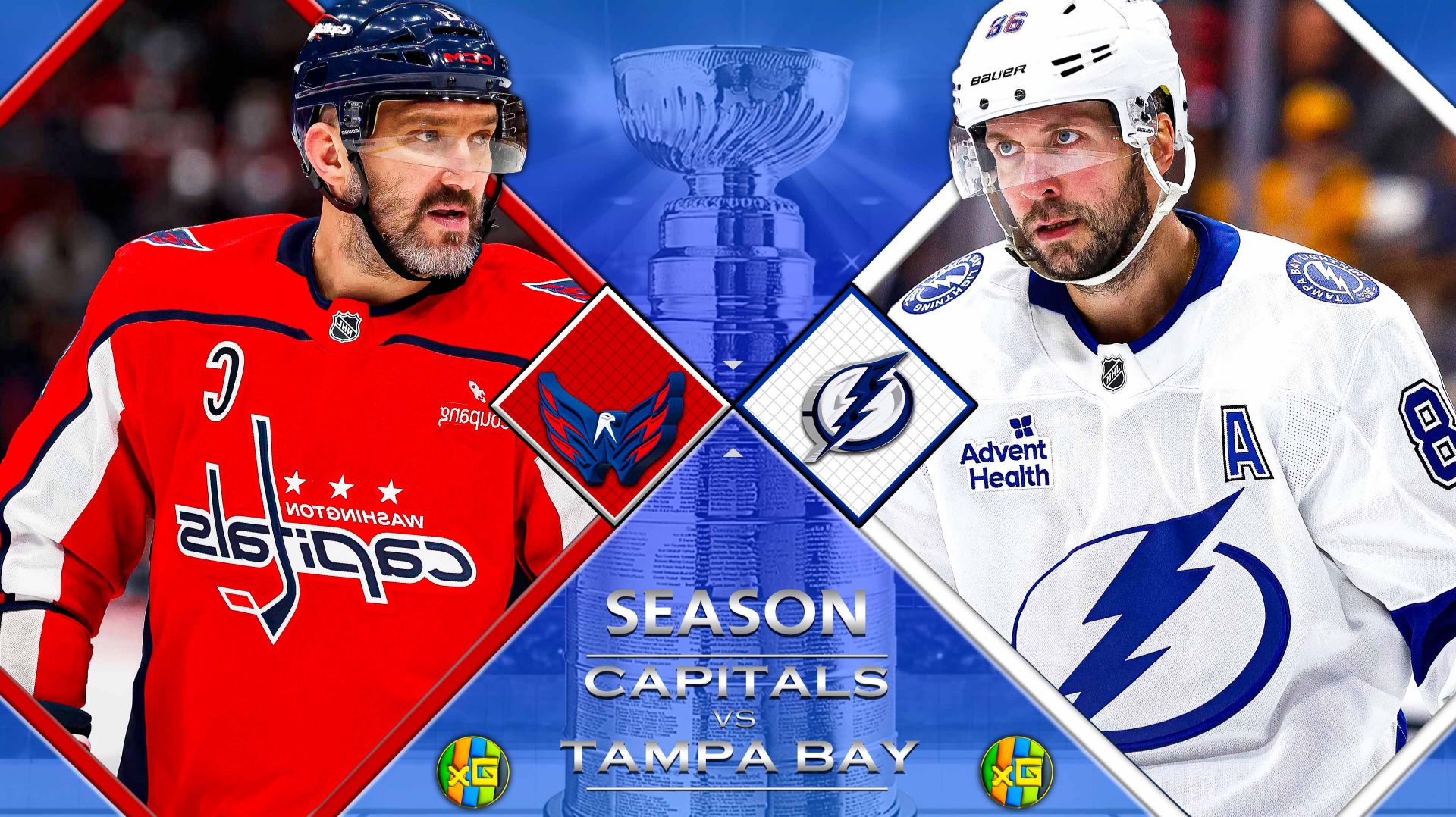 Вашингтон - Тампа‑Бэй | 23.11.2025 | Хоккей | НХЛ | Прямая трансляция | xG