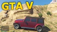GTA 5 — Вишнёвый джип против полиции! Погоня, гора и взрыв в аэропорту