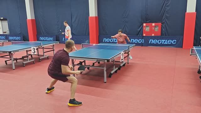 финал!! III ф. Федосеева М. (354) - Калимулин А. (423) настольный теннис турнир ТТМаршал 17.11