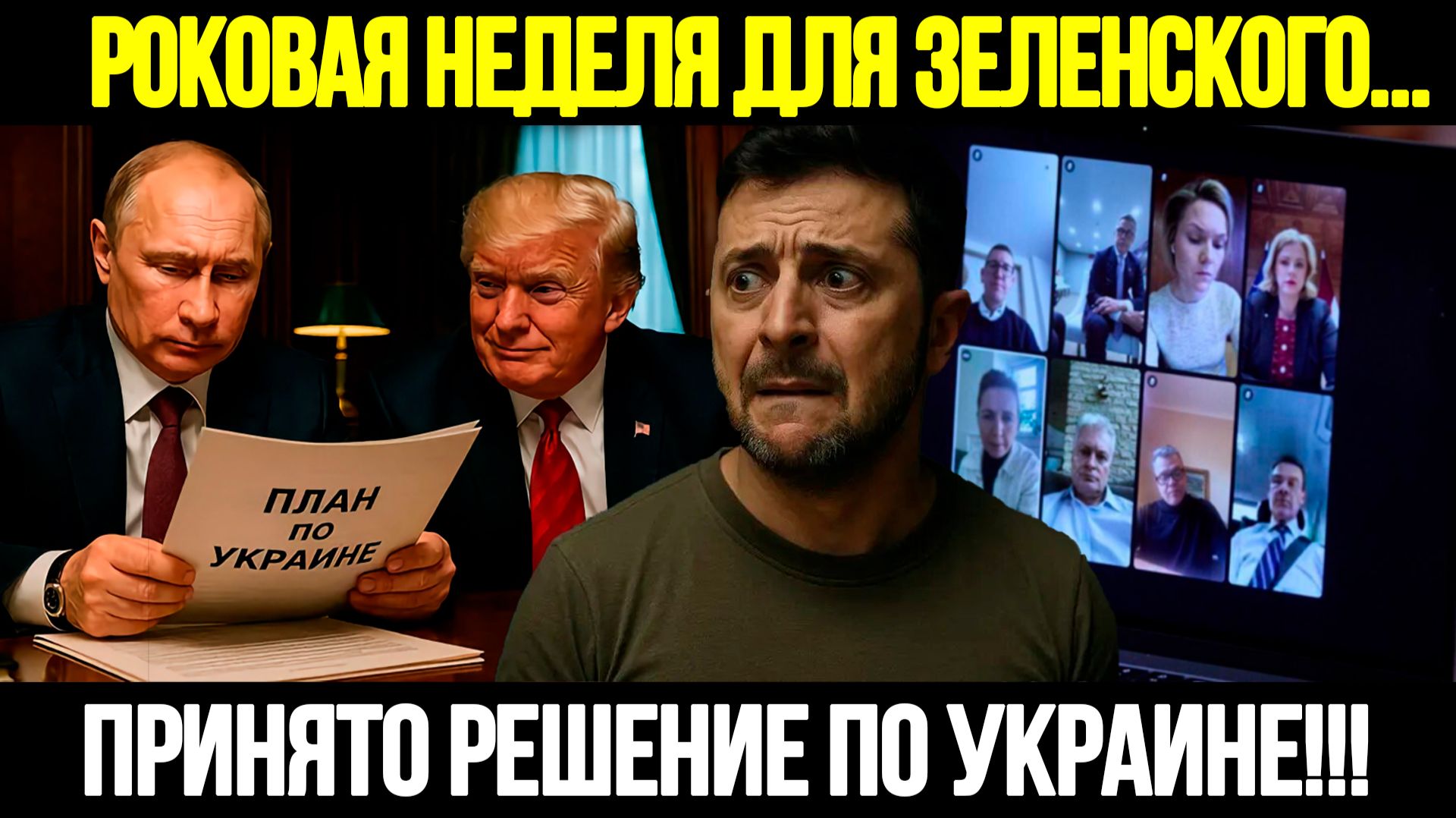 🔴СРОЧНО! Европа В Истерике, Зеленский В Панике: Мирный План Трампа