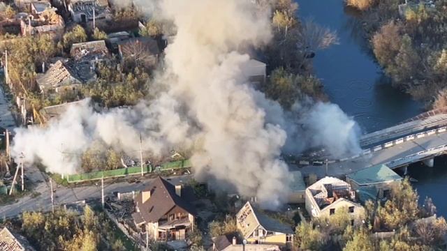 Высококачественное попадание ЛМУРчиком по позиции БПЛАшников