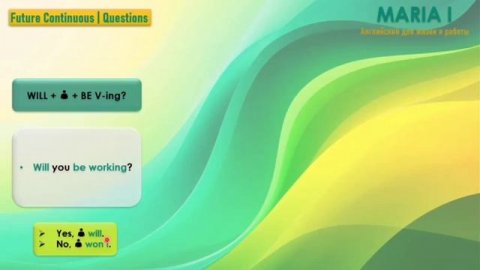 2.3 Future Continuous (English Tenses)