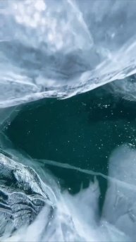 Байкал трещит от перепада температур 🫧🌊🧊🌬️🏔️