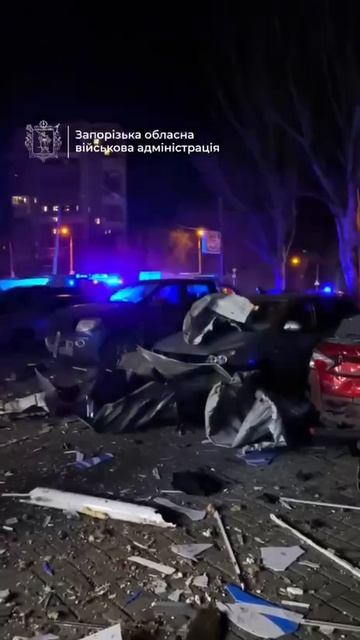 Кадры прилета реактивных снарядов по цели в Запорожье!