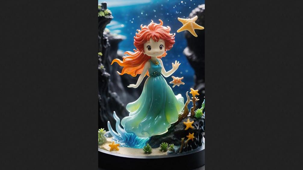 Рыбка Поньо на утёсе 15