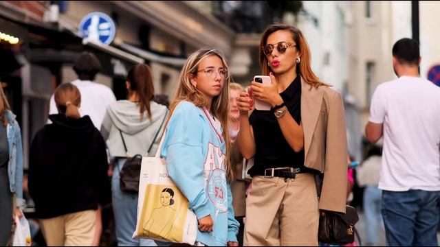 Прогулка по Москве 2025 - Красивые русские девушки и вечерняя атмосфера