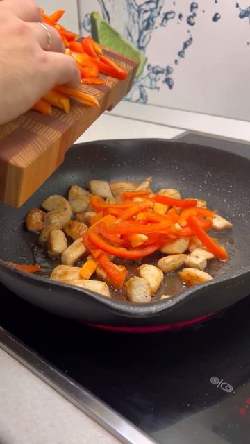 Фунчоза с овощами🍝