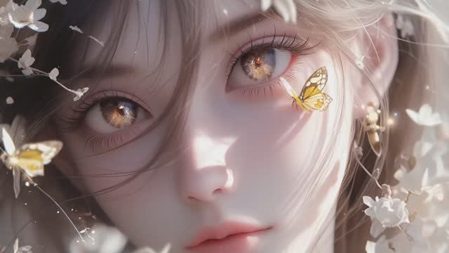 Глаза, красота, AI @52011XQNA