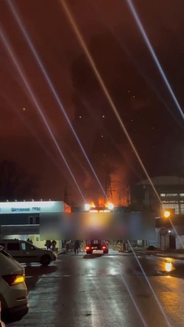 Пожар на Шатурской ГРЭС.