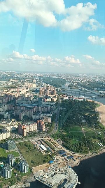 Кто не был в ЛАХТА центре? Вид со смотровой ЛАХТА-ЦЕНТРА