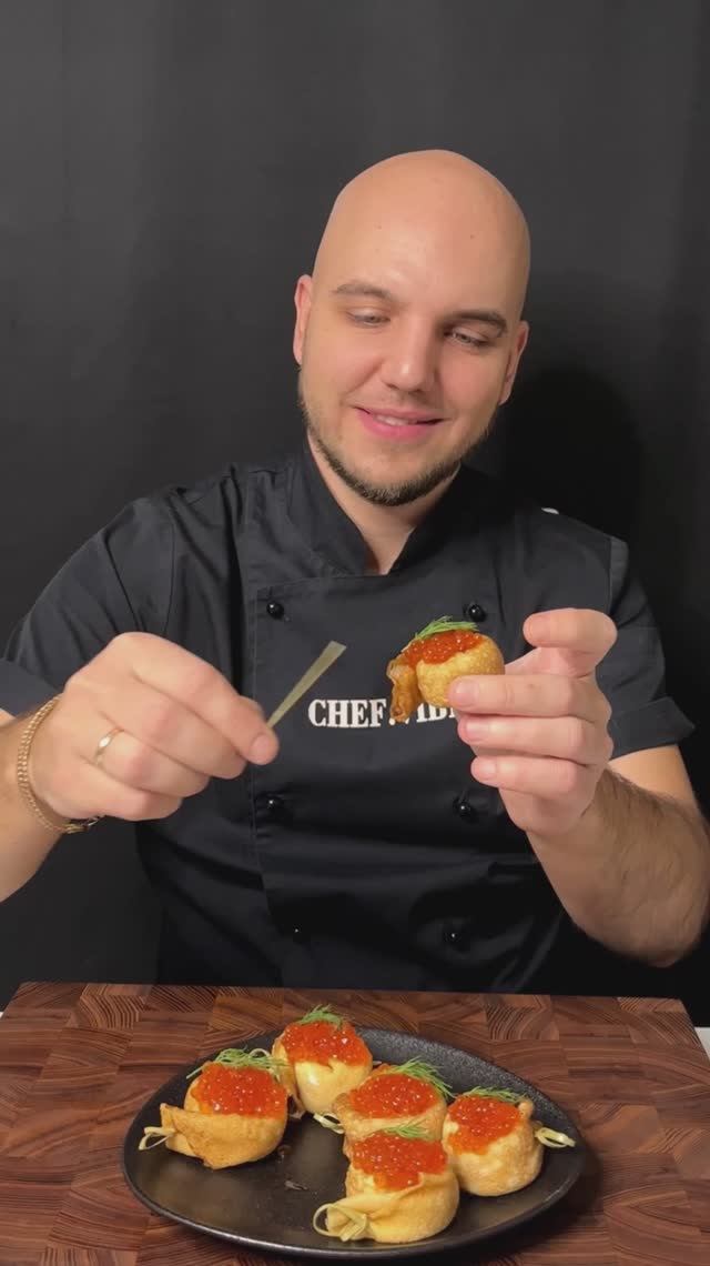 Блинчики с икрой🥰