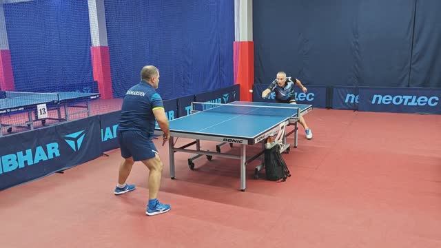 II ф. Камардин М. (466) - Бадаев С. (486) настольный теннис Любительский турнир ТТМаршал 17.11