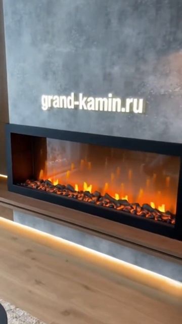 Электрический камин 'Очаг Vegas' — уют 3D камина #уют #интерьер