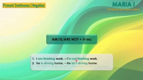 2.2 Present Continuous(English Tenses)