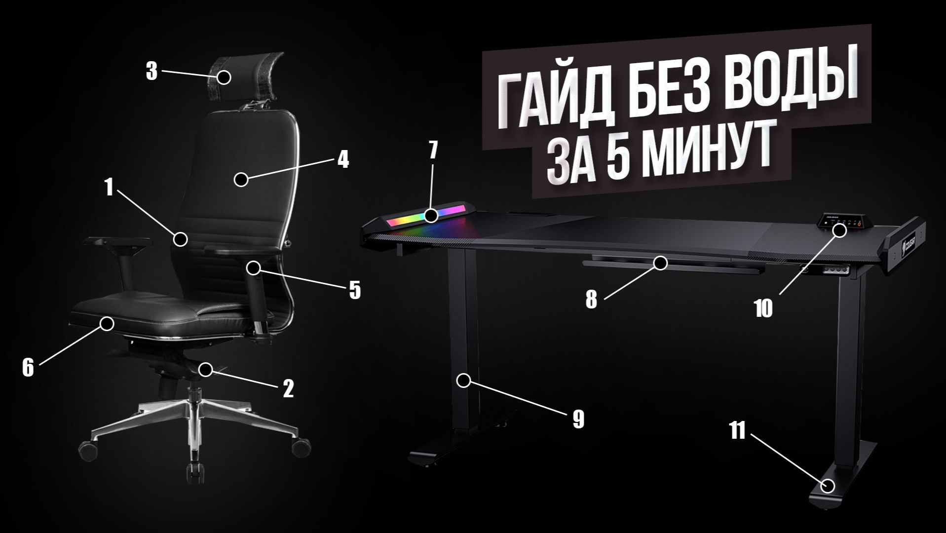 Как выбрать компьютерное КРЕСЛО и СТОЛ? Главные ошибки и советы