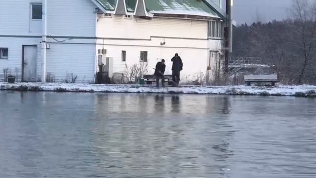 поимка форели