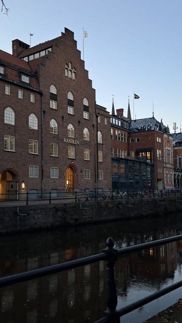 Прогулка 14 ноября в шведском городе Уппсала.