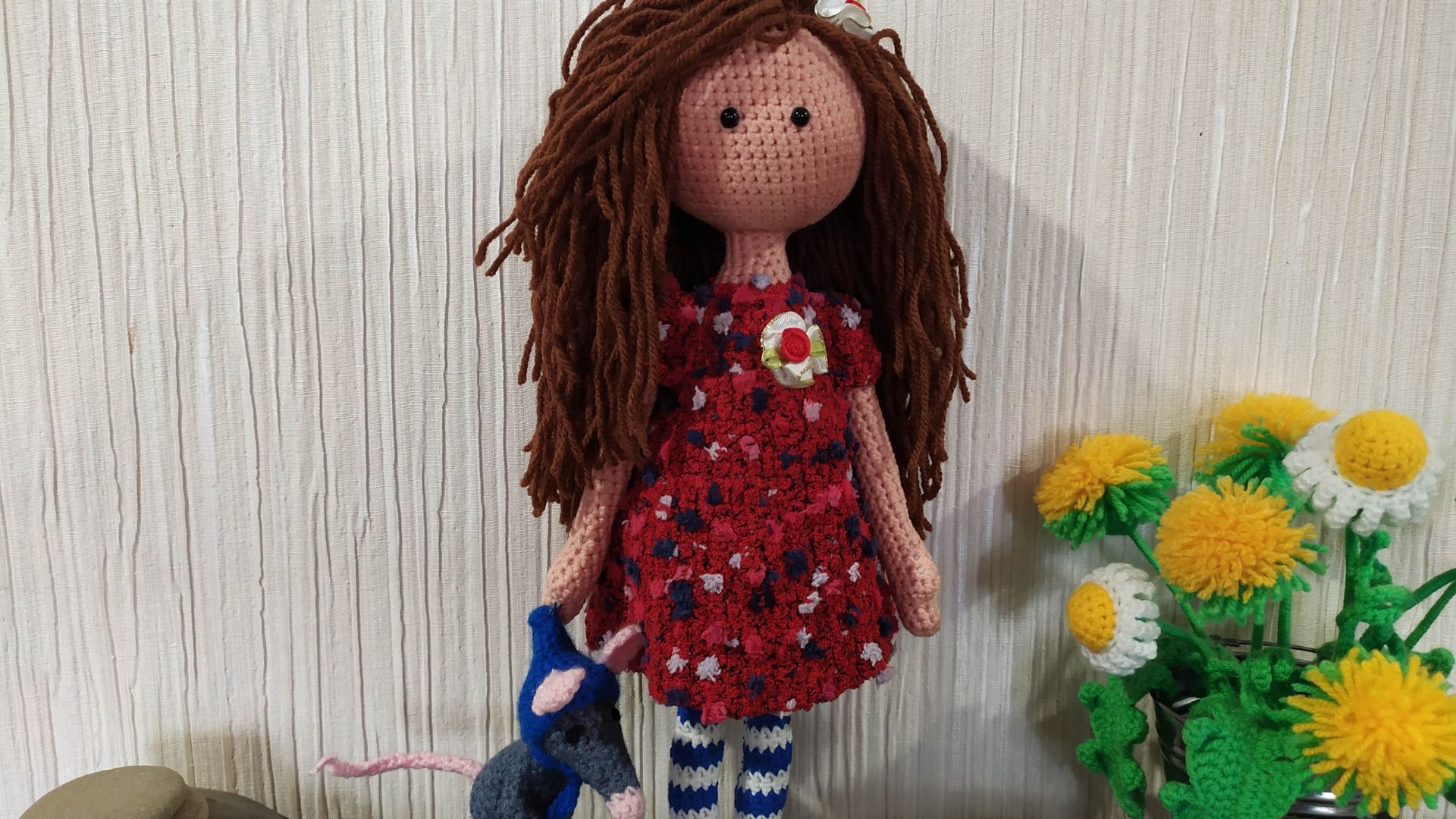 Кукла Джессика, ч.2а. Jessica doll, р.2а. Amigurumi. Crochet.  Вязать игрушки, амигуруми.
