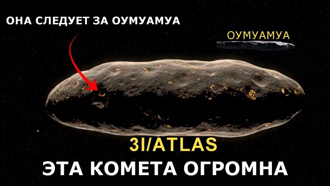 Межзвёздная комета 3I/ATLAS, вторглась в нашу Солнечную систему