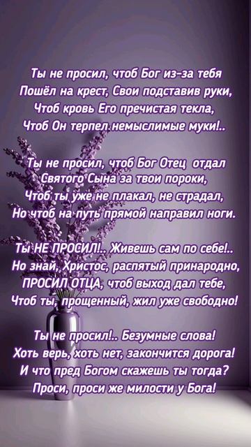 Ты не просил