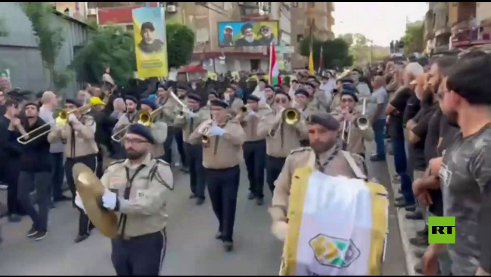 لبنان.. تشييع القيادي في حزب الله هيثم الطبطبائي في الضاحية الجنوبية