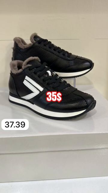 кроссовки кожа мех