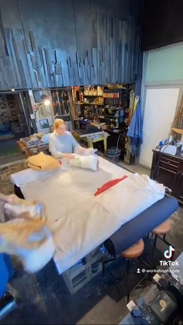 Раскрой ткани для дивана