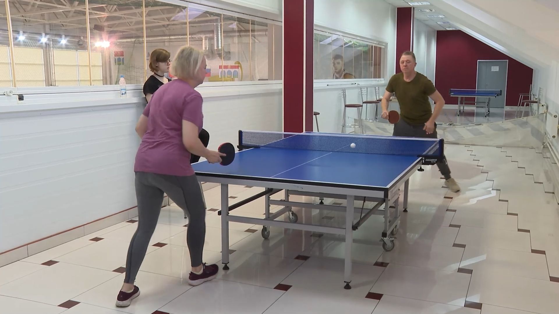 Секция настольного тенниса для участников СВО открылась на базе СК «Строитель»
