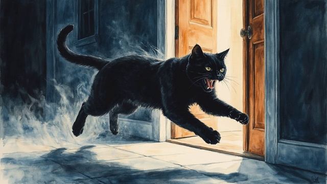 Кого увидел возмущённый кот. Мистическая история