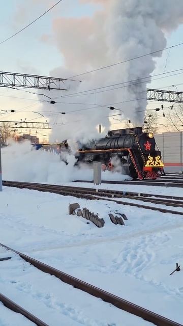 Поезд Деда Мороза доехал до Хабаровска🌲🌲🌲🏞🚆💗💖💗💖💗💖💗🍇🍀☀️