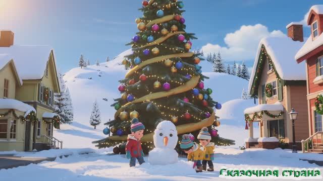 Зимняя горка🎄❄️|Детские мультики| Мультики для детей😊