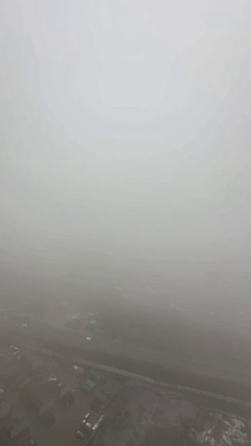 🌫️Густой туман накрыл Подмосковье после ледяного дождя🌫️