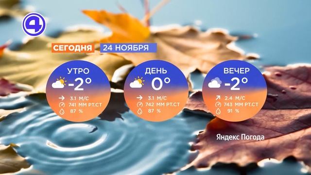 Утренний экспресс от 24.11.2025