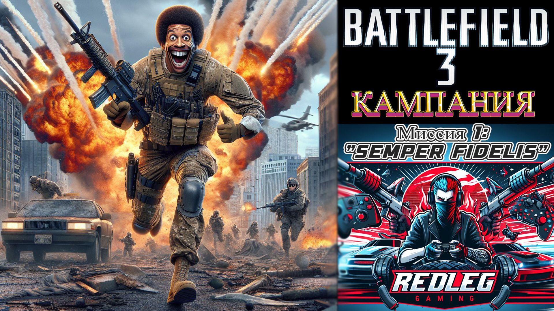 🔴 Battlefield 3 — Миссия 1: "Semper Fidelis" | LIVE | PC