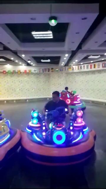 Laser gun bumper car