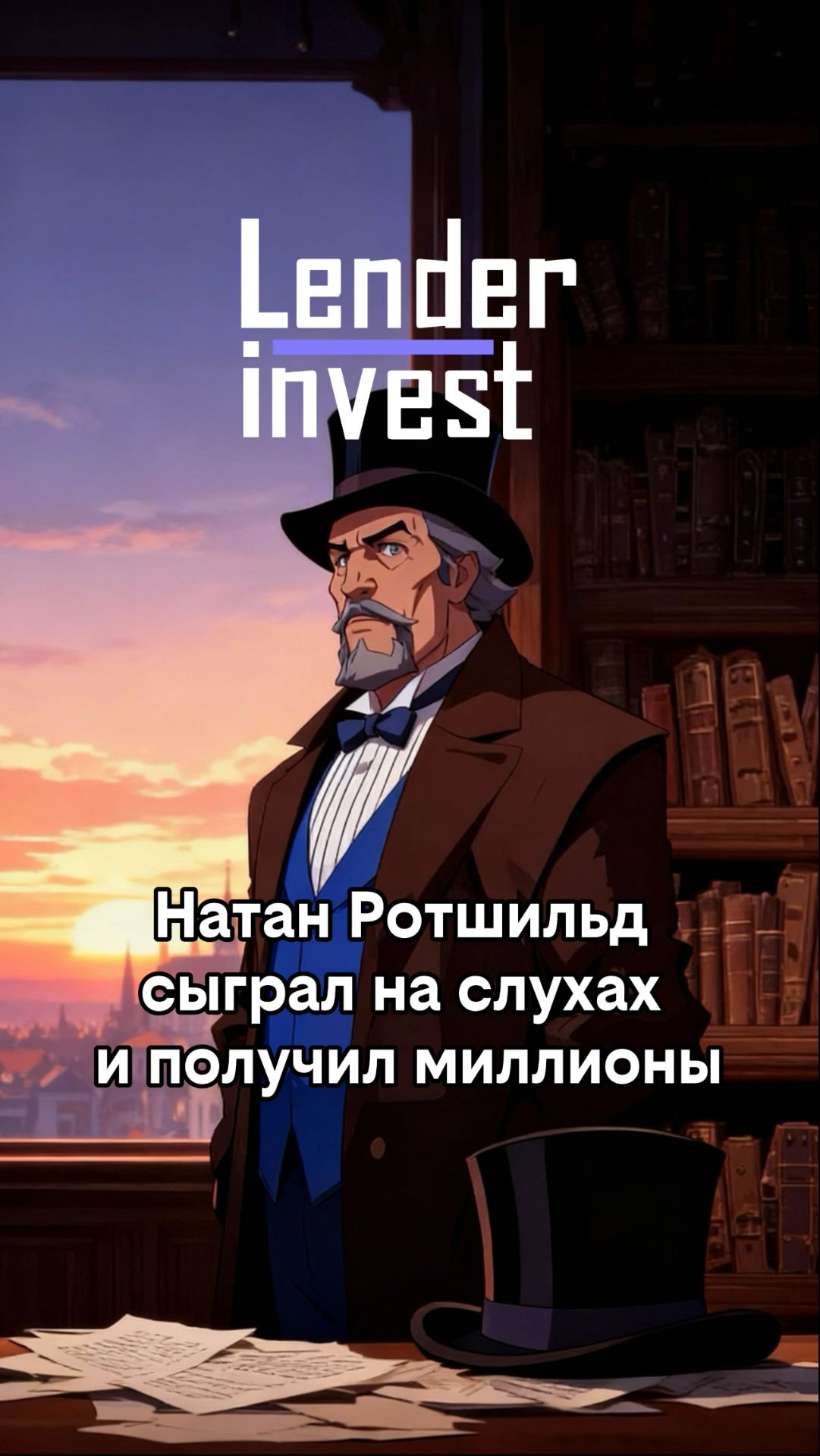 Натан Ротшильд сыграл на слухах и получил миллионы