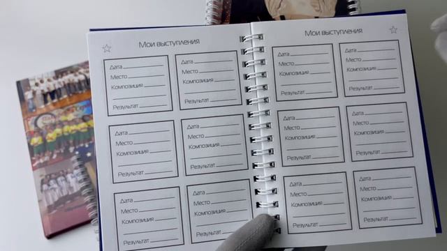 Именные дневники и ежедневник для танцевального коллектива