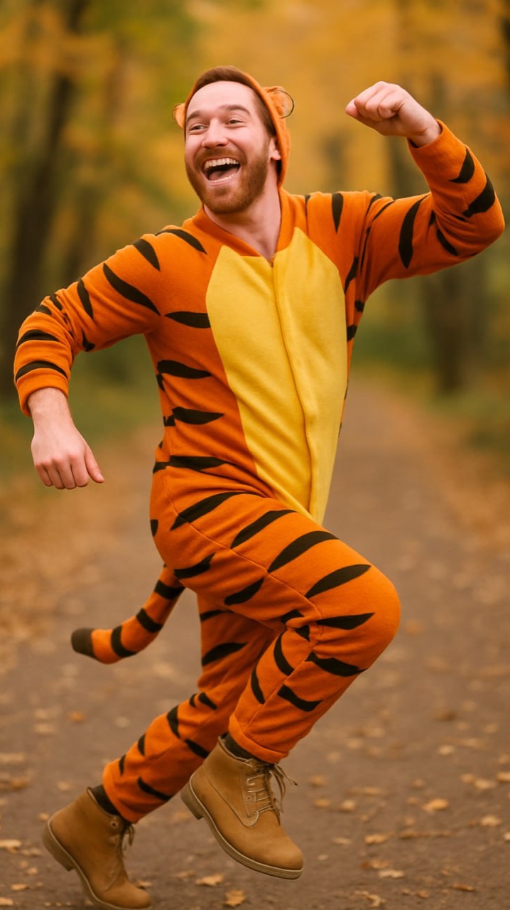 Тигруля всегда в настроении