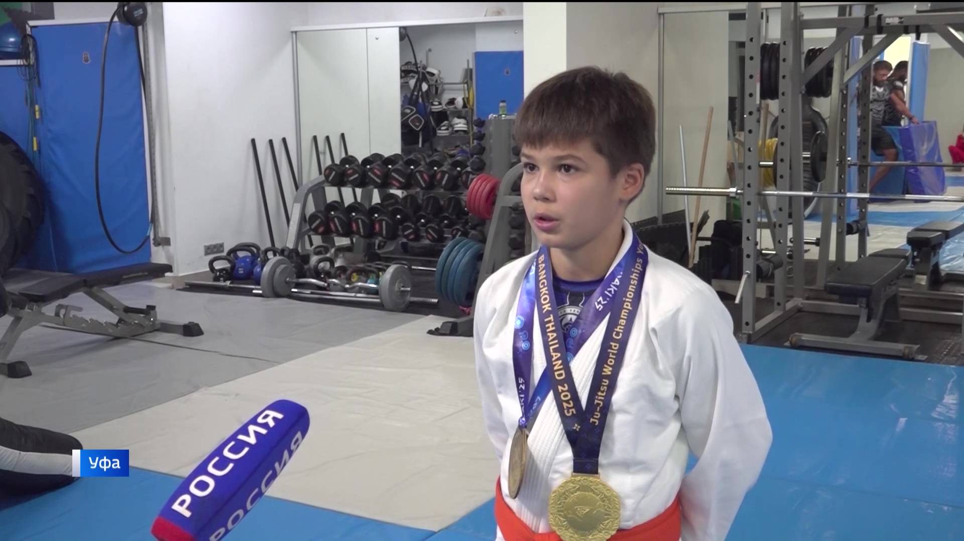 На чемпионате мира по джиу-джитсу спортсмены из Уфы завоевали два «золота»