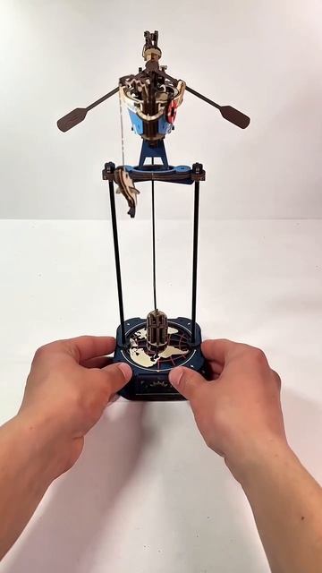 Сборная модель Капитан Фишер - Покоритель океана MCD02 ROKR, деревянный констурктор