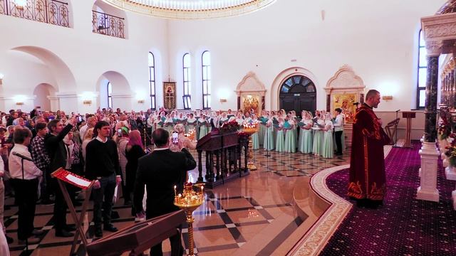 "Единородный Сыне" - детский хор "Кантилена" школы искусств имени С.П. Дягилева