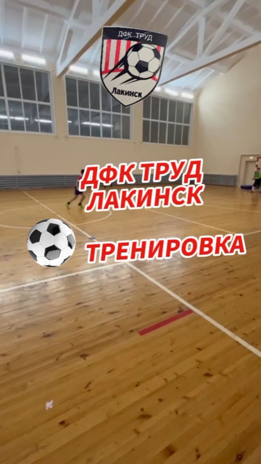 футзал⚽тренировка ДФК Труд Лакинск