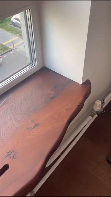 Подоконник из термированного карагача